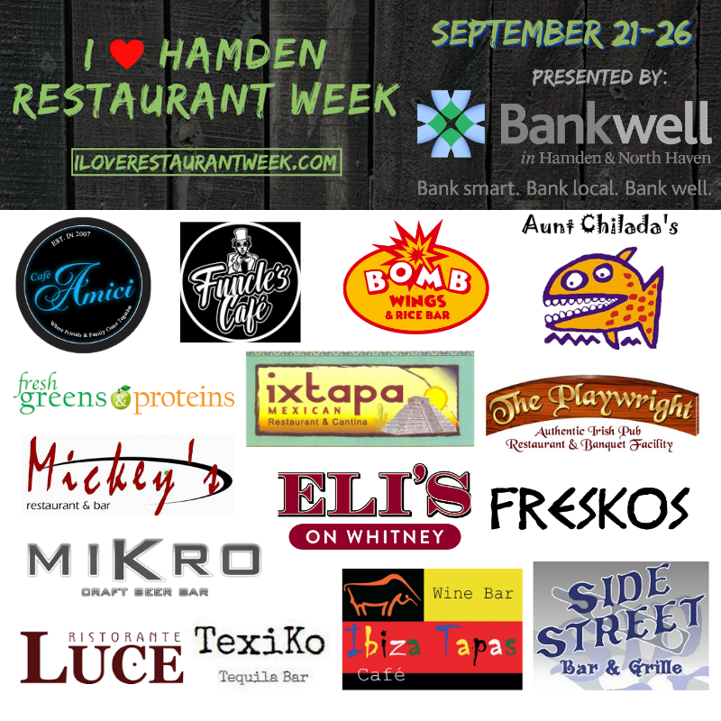 Restaurant Week Hamden Regional Chamber of Commerce